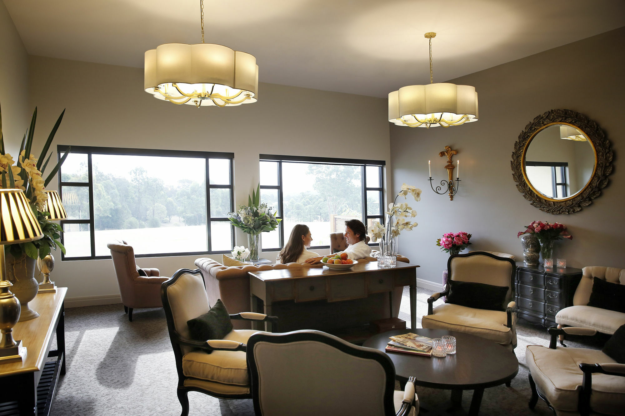 Chateau Elan At The Vintage Pokolbin Zewnętrze zdjęcie The interior of the clubhouse at the 2009 Women's British Open